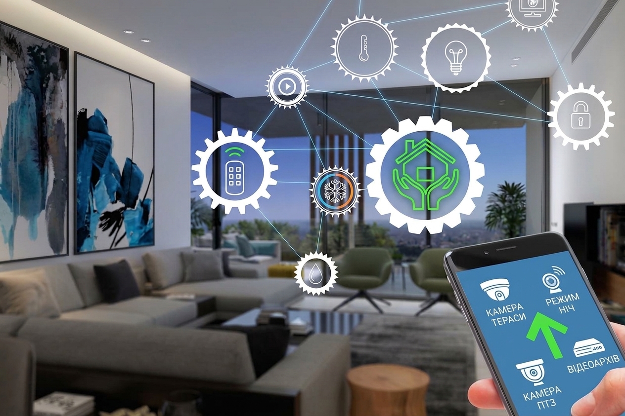 Автоматизація будинку – системи smart home